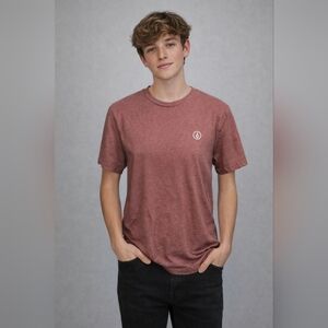 Men's Red Volcom T-Shirt